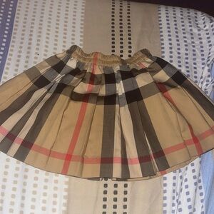 6-9 months girl Burberry skirt